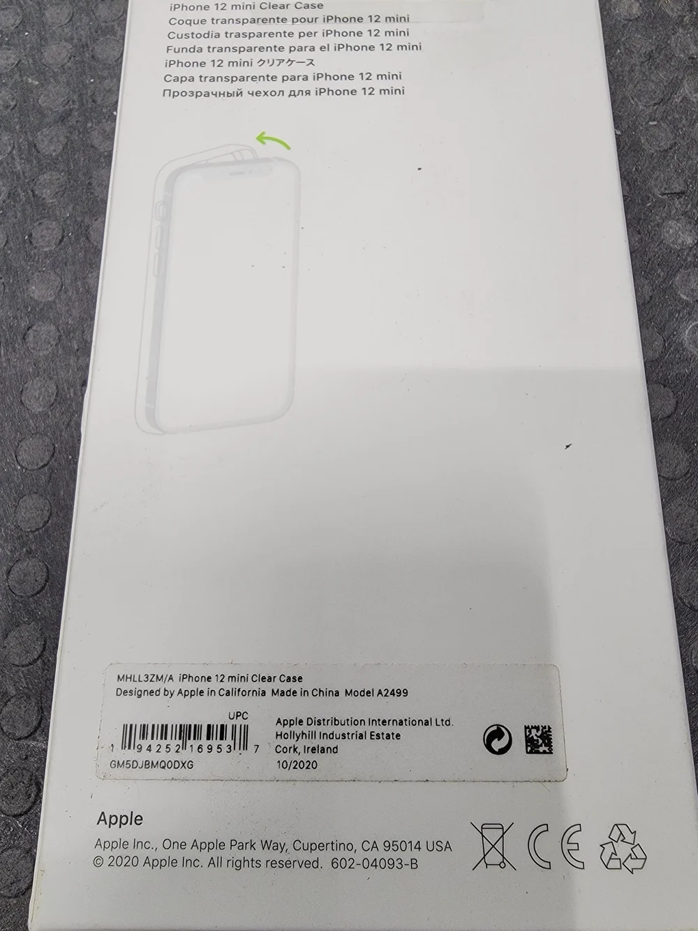 Apple Clear MagSafe Case for iPhone 12 mini - Transparent